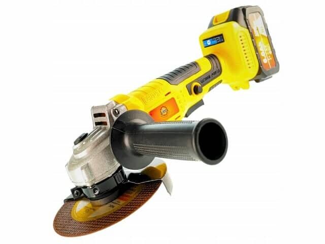 Kątówka akumulatorowa, szlifierka