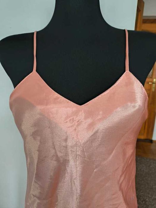 Halka koszulka Brzoskwiniowa na ramiączka rozmiar m