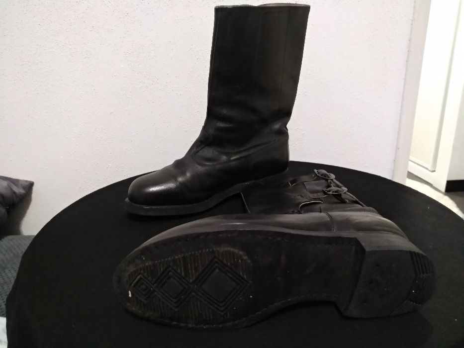 buty militarne skóra czarne rozm.42