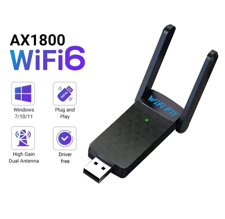 Wi-Fi адаптер Usb Fenvi AX1800 AX3000 1300M Usb 3.0 2,4\5 Ггц