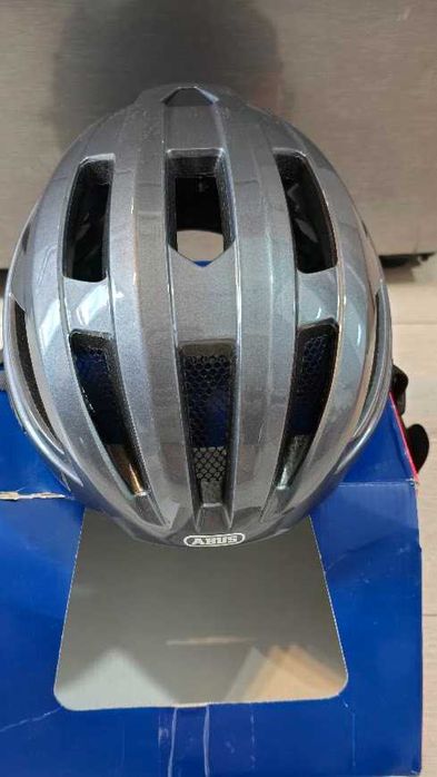 ABUS MACATOR AB-20 KASK Rowerowy dla dorosłych z Daszkiem M 52-58 cm
