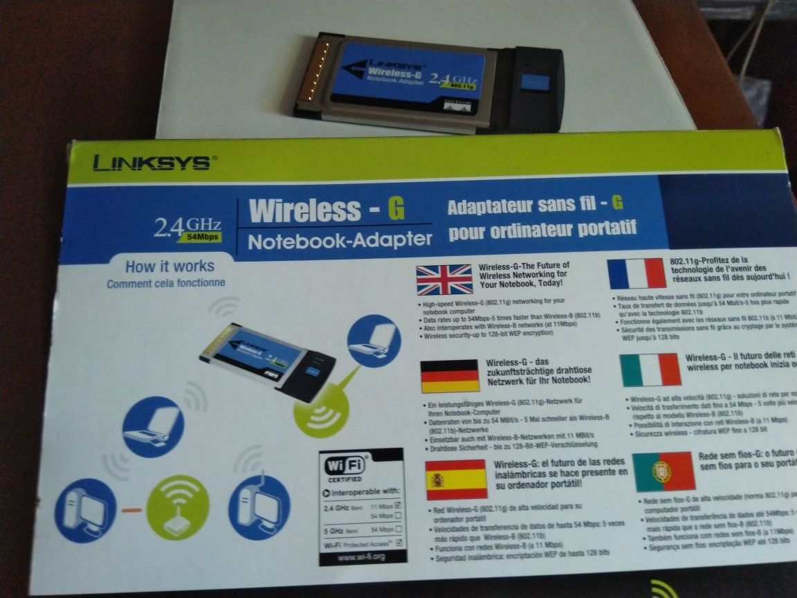 Adaptador wireless - G Linksys