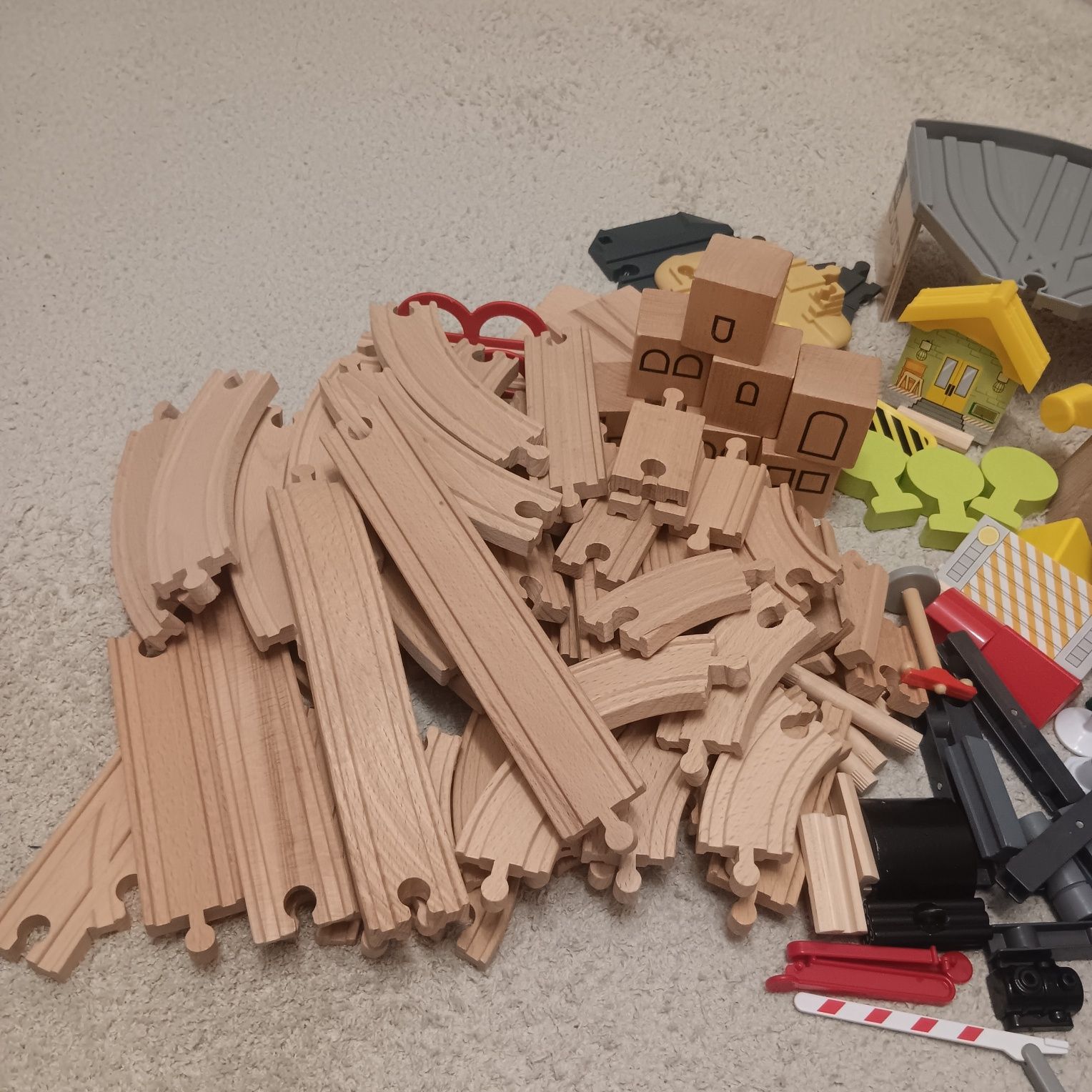 Klocki drewniane Ikea+Lidl