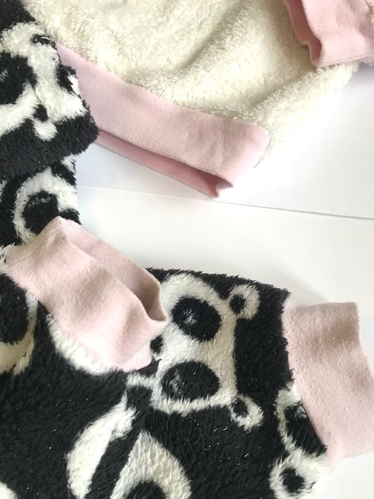 Піжама Плюшова. Панда. Плотна. 11/12 років. Ріст 146/152 см