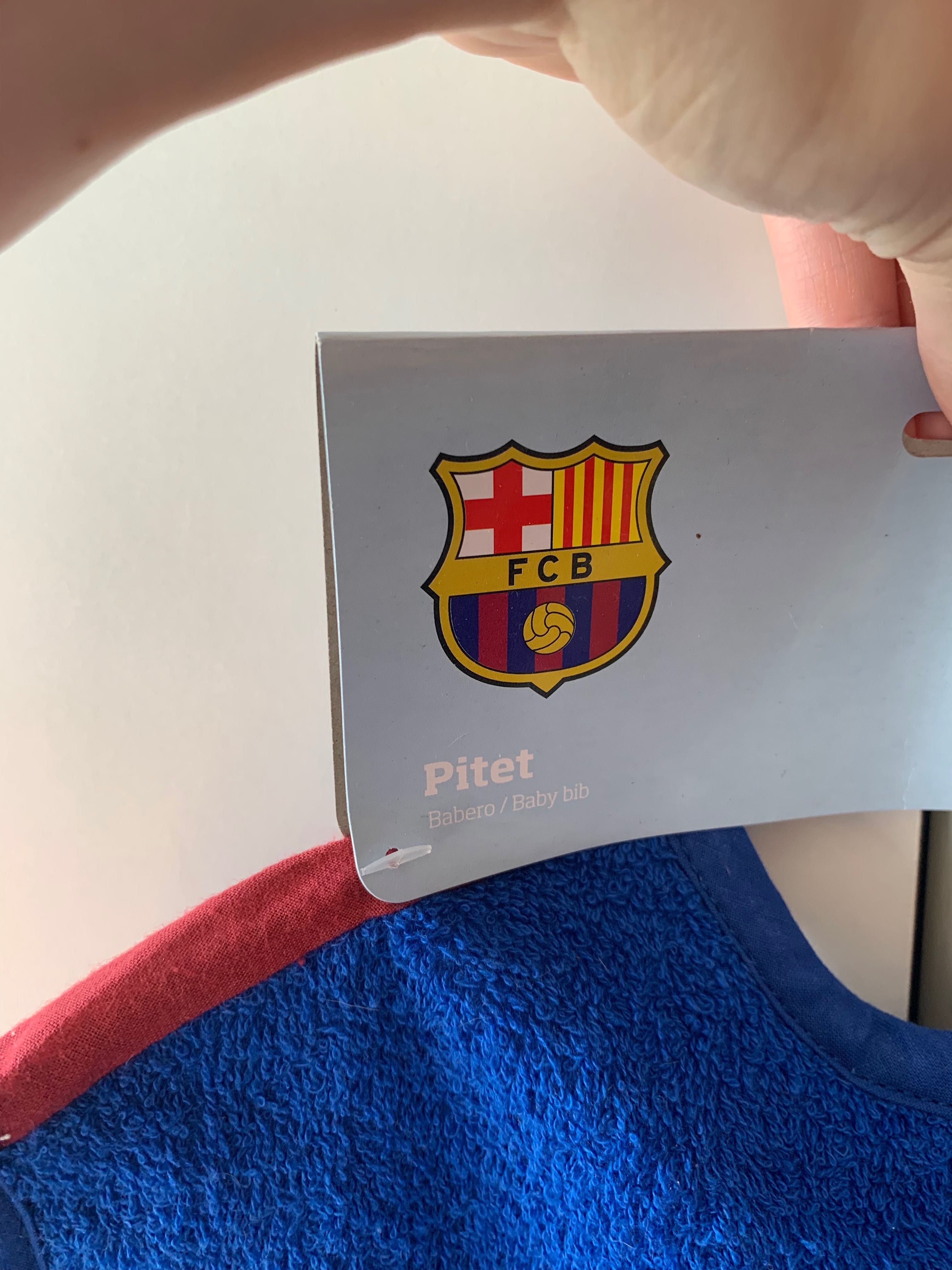 Śliniak śliniaczek Fc Barcelona Robert Lewandowski ikea bobas prezent