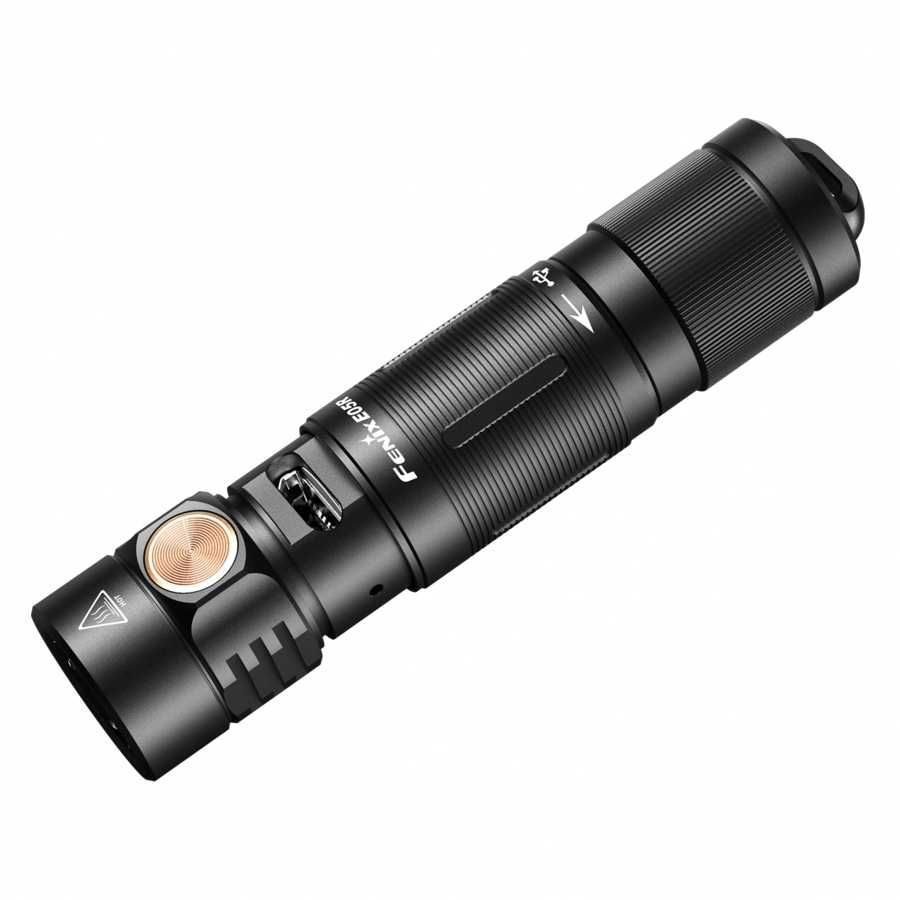 Fenix E05R Latarka akumulatorowa LED czarna 400lm