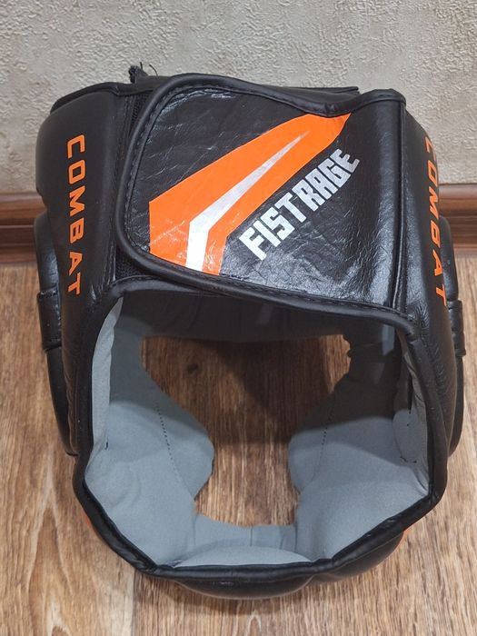Тренувальний шолом для боксу шкіра FISTRAGE COMBAT VL-6381, розмір S