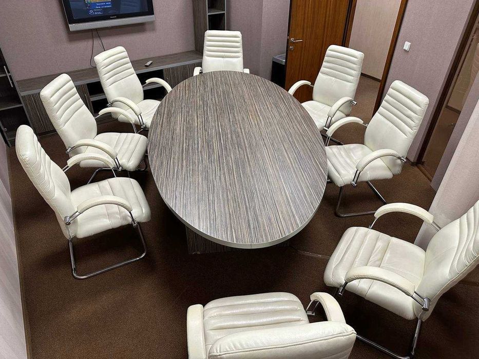 Крісло офісне Nowy Styl Galaxy Steel ordf Chrome шкіряне стан нового