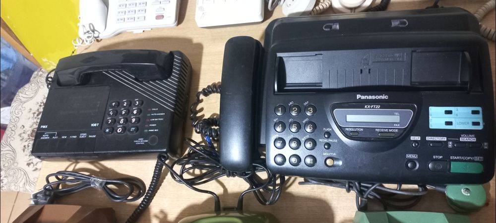 Телефони стаціонарні, дискові/кнопкові/автовідповідач/факс/трубка мт17