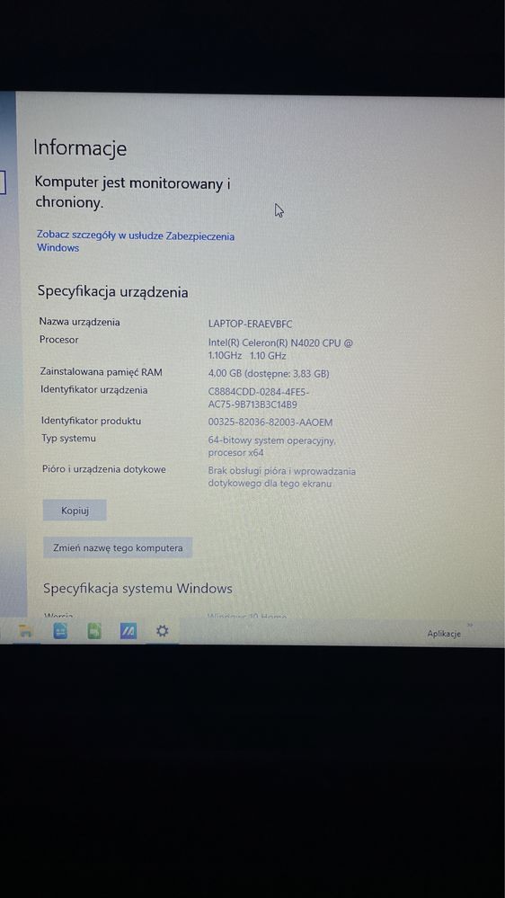 Laptop asus matryca 15:6