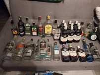 Butelki po whisky itp