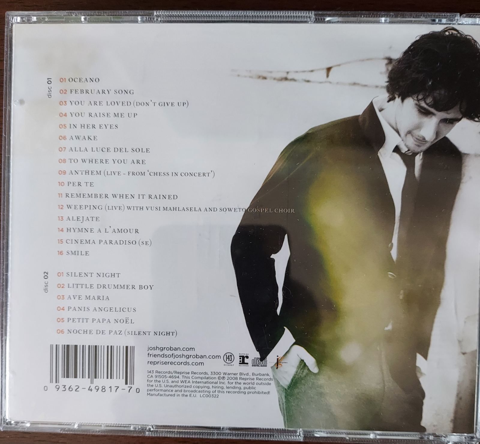 Продаю двойной фирменый CD JOSH GROBAN A COLLECTION