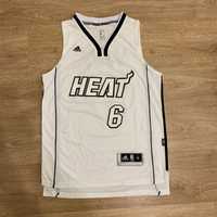Майка NBA LeBron James Miami Heat #6 форма футболка джерси Джеймс