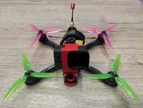 Dron freestyle FPV 5" 6S Apex TBS Nano DJI Vista F722 + 60A