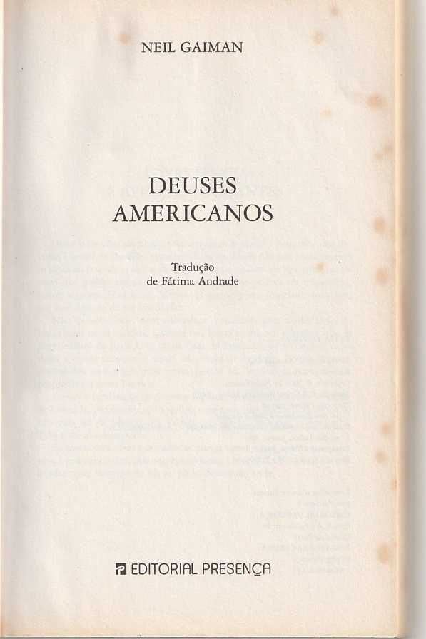Deuses americanos-Neil Gaiman