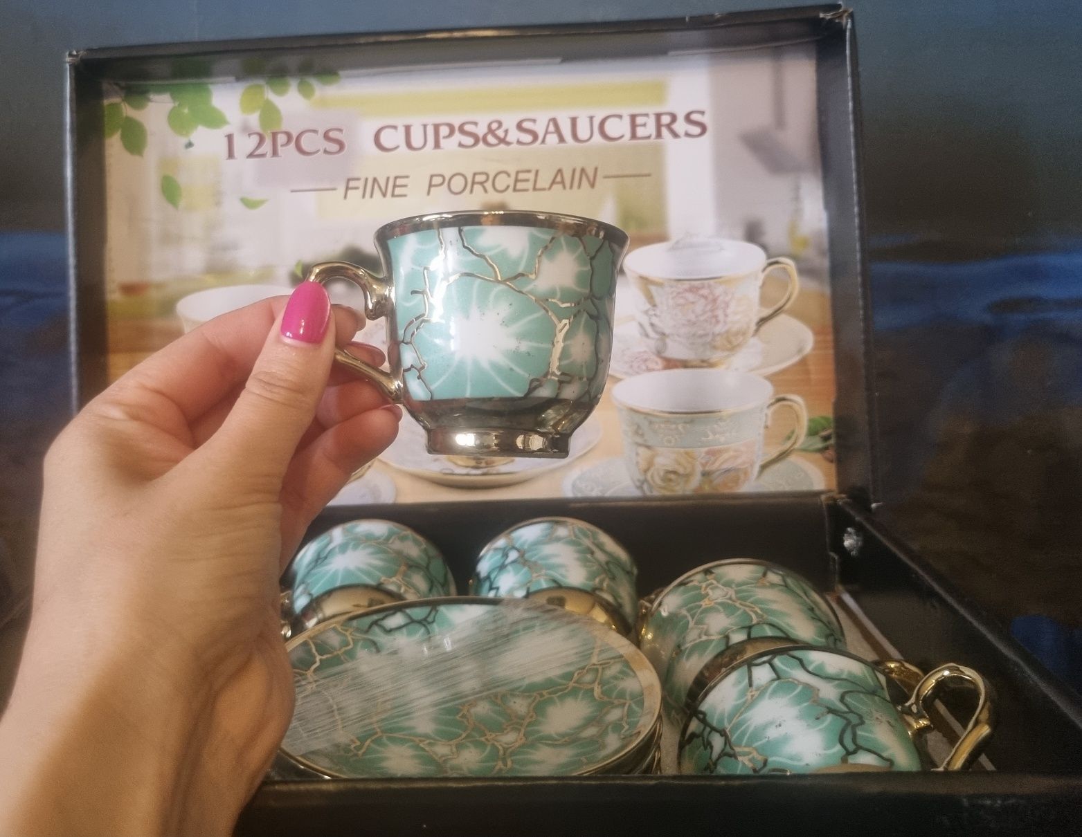 Zestaw porcelany 12 sztuk