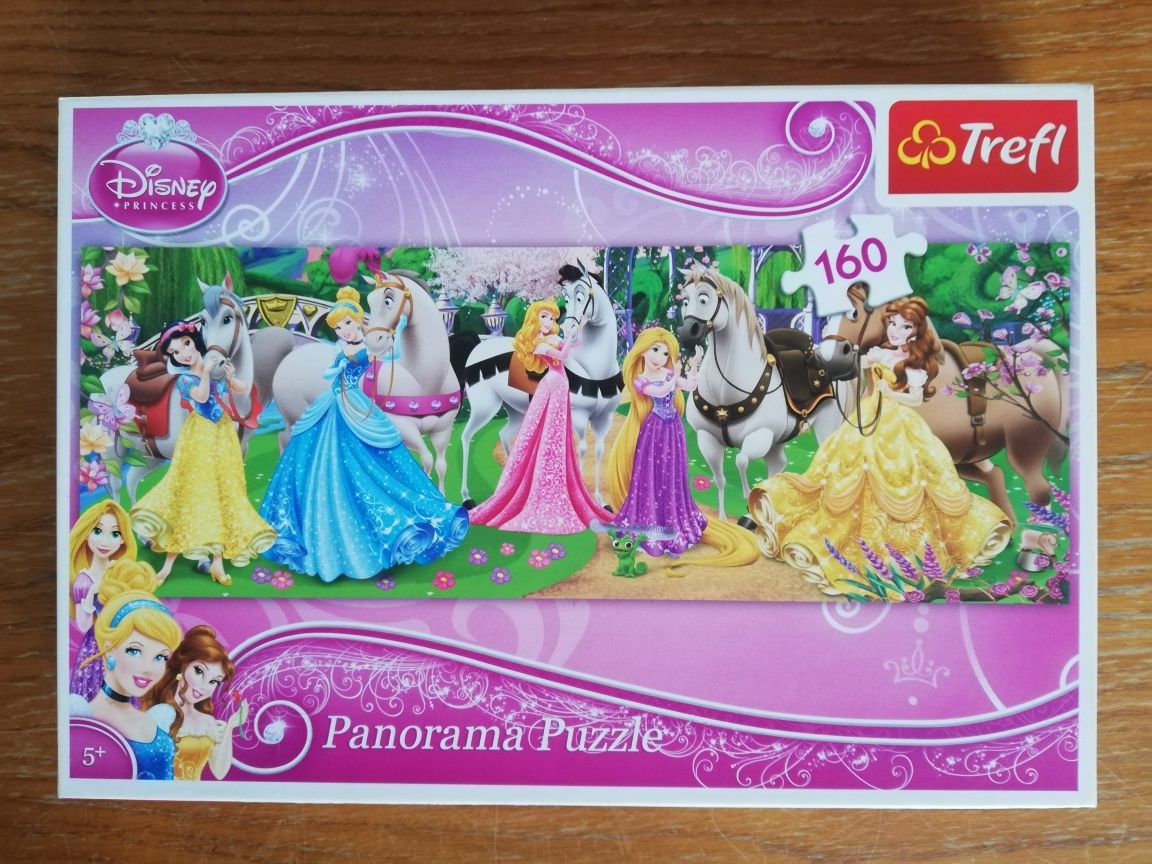 Puzzle Panoramiczne Disney Princess 160 el. -> wiek 5+