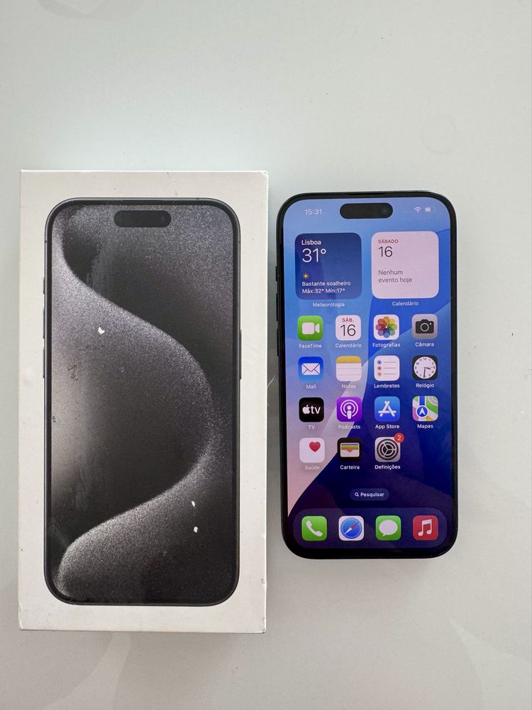 Iphone 15 Pro 256g desbloqueado de fábrica com garantia