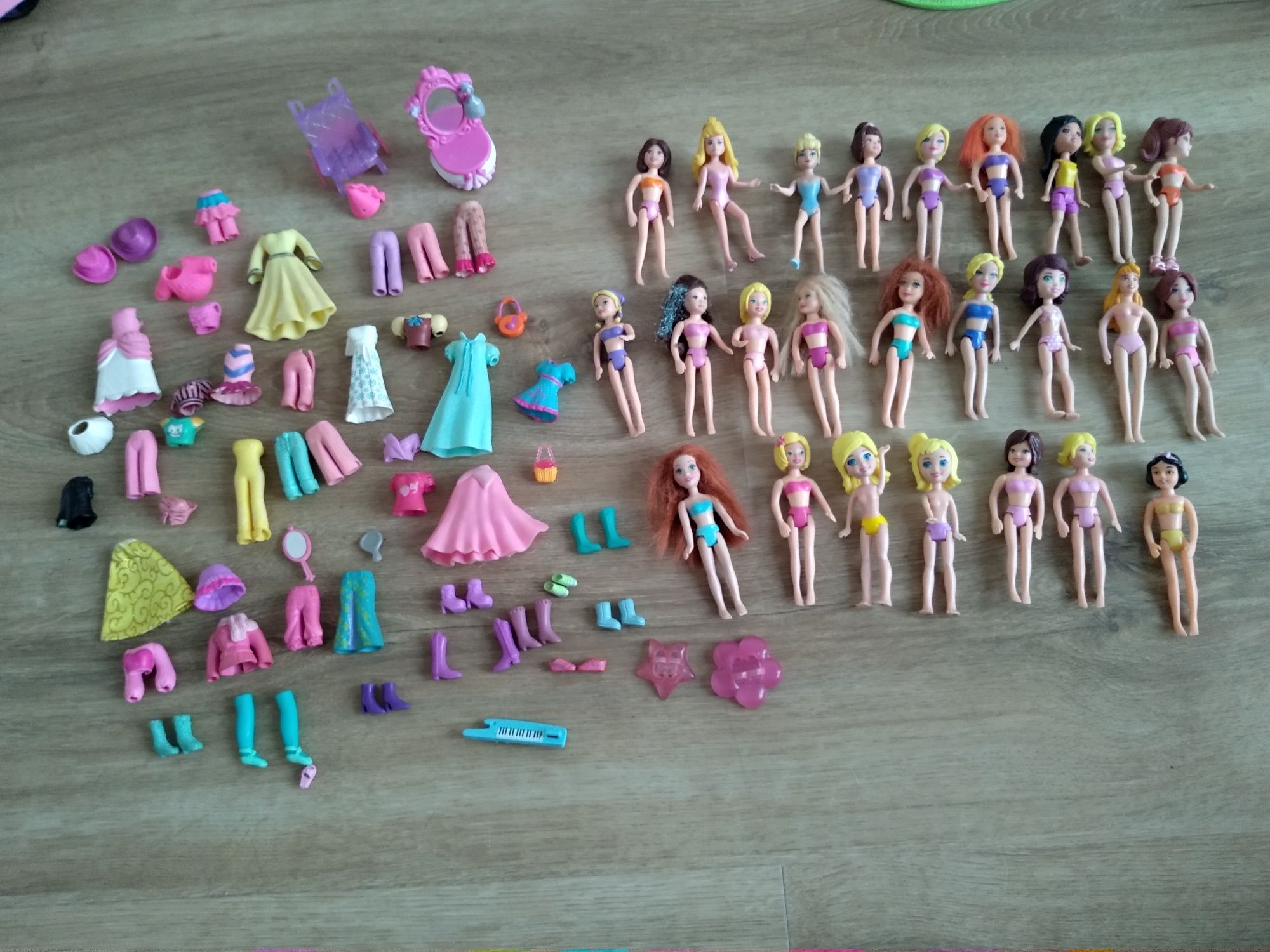 Mega zestaw Polly pocket Bluebird samochody, domki , laleczki,ubranka