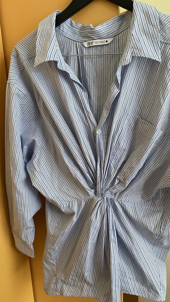 Блакитна рубашка Zara