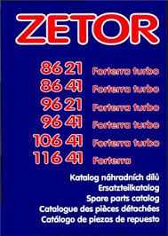 Katalog części ZETOR FORTERRA 8641,9641,10641,11441,11741.