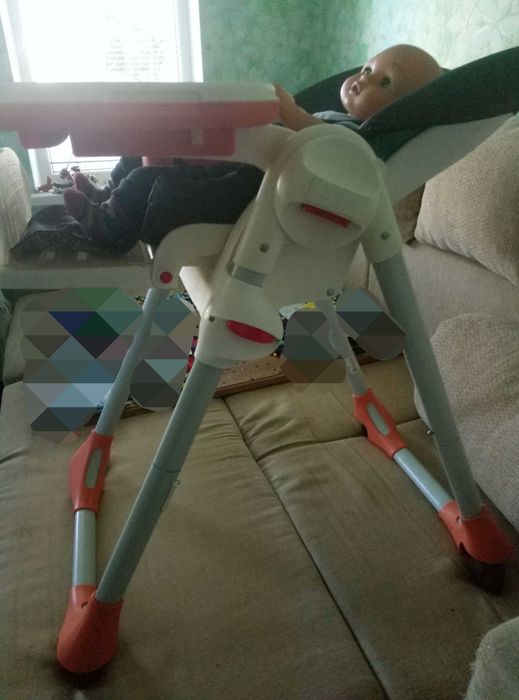 стілець стульчик кресло для годування оригінал бренд Chicco polly