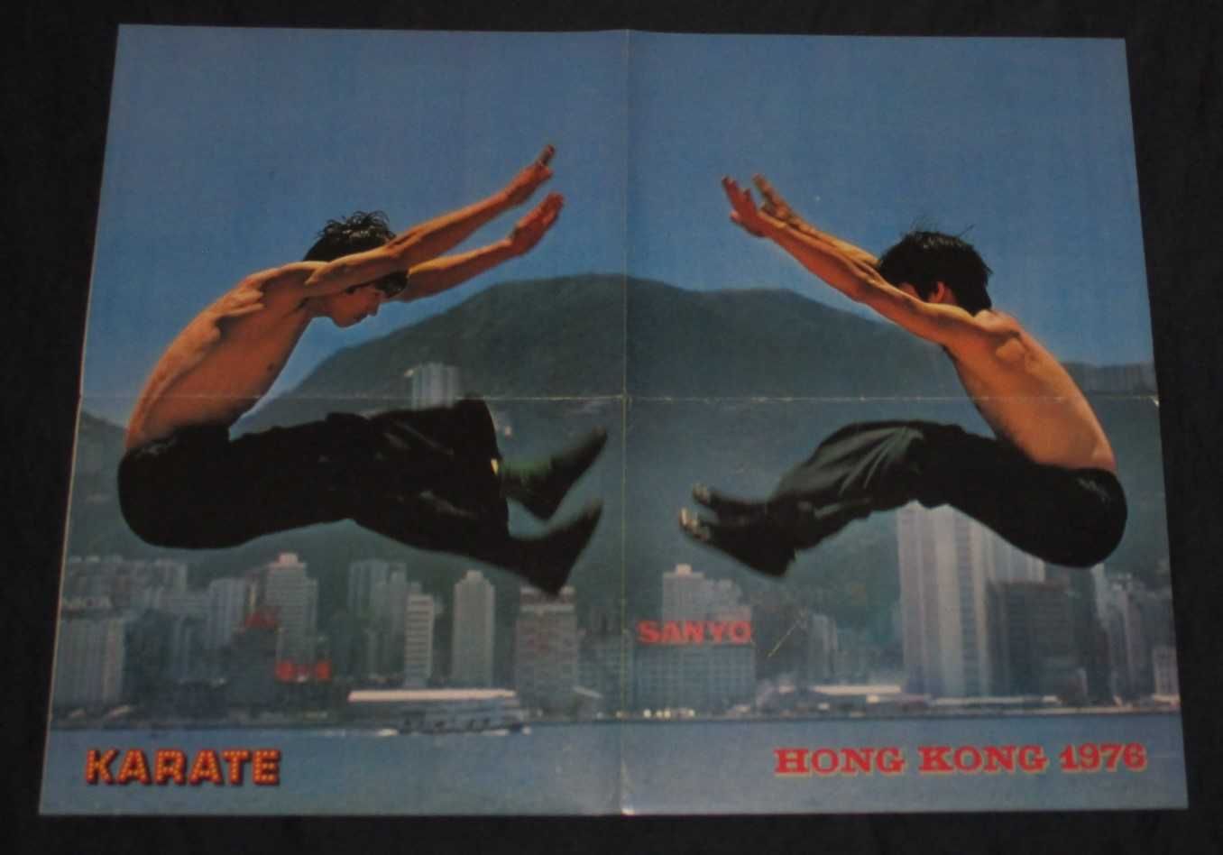 Poster Hong Kong 1976 John Liu Karate