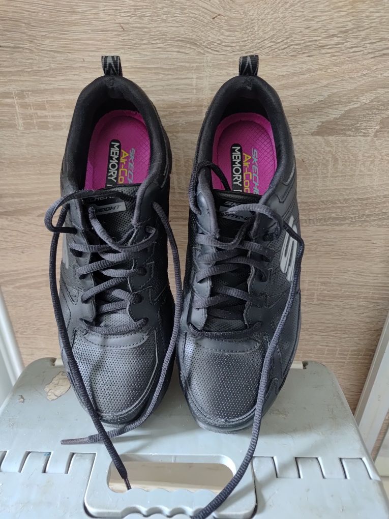 Buty skórzane  vintage Skechers air-cooled memory foam rozmiar 38