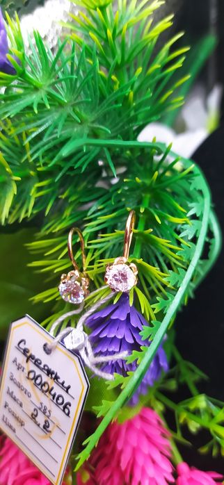 Продам золоті сережки