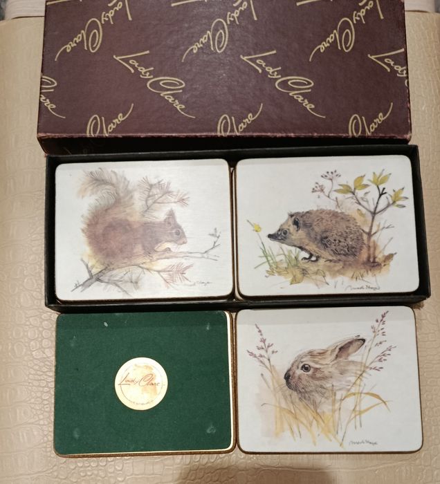 Вінтажні оригінальні підставки для гарячого Lady Clare Англія