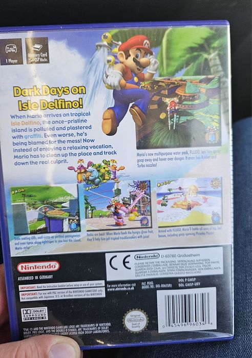 Nintendo Gamecube Super Mario Sunshine