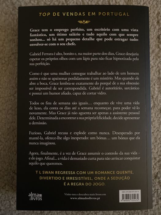 Vendo romance O Bónis de TL Swan