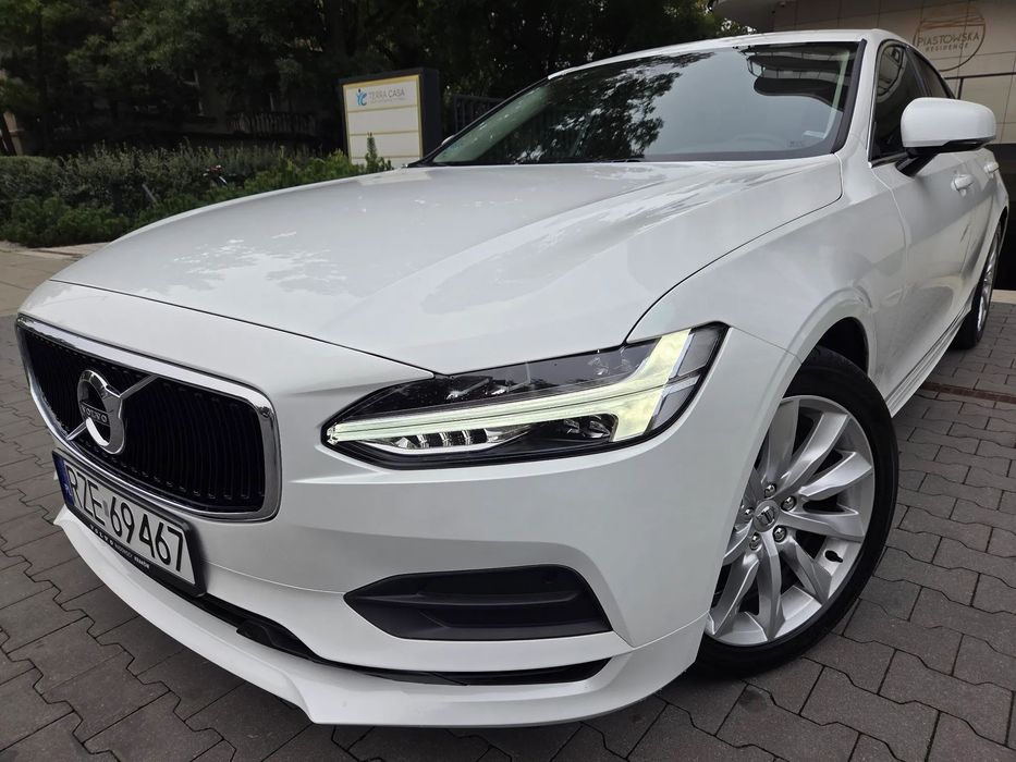Volvo S90 Salon PL bezw. 1wl. Ceramika Faktura Orginal Przebieg akt. Temp
