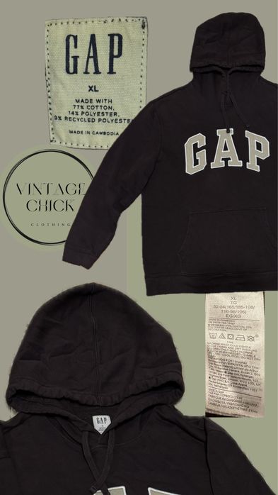 коричнева худі gap