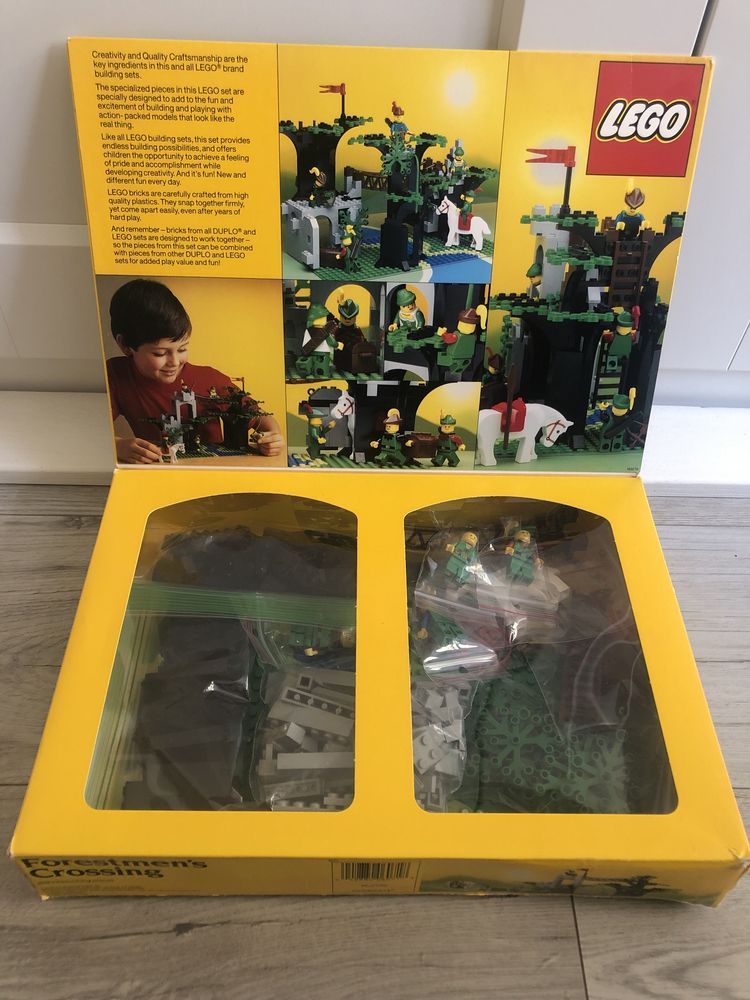 LEGO 1990r Forestmen Crossing 6071 pudełko + instrukcja UNIKAT castle