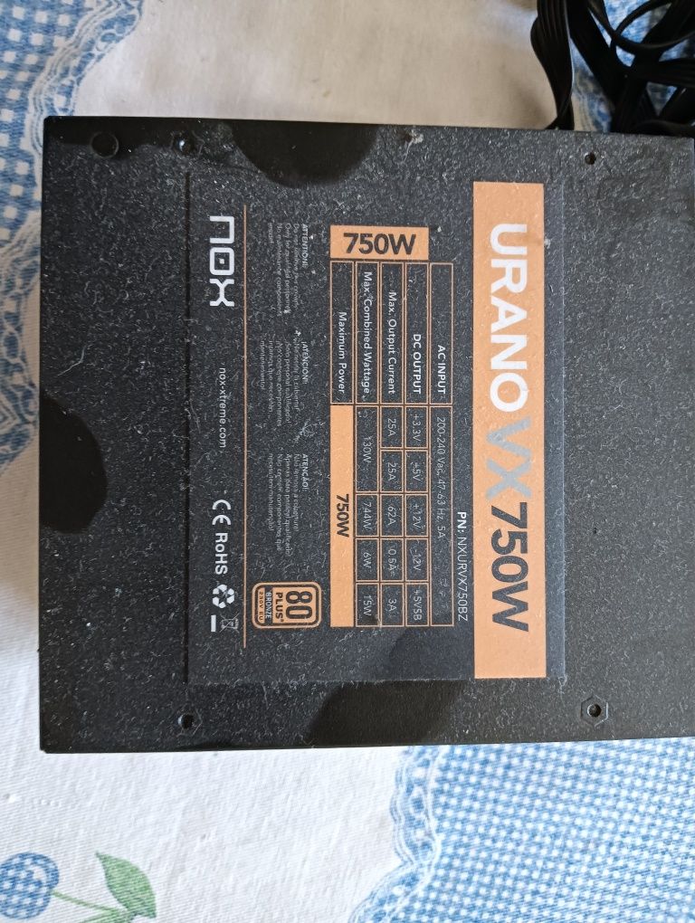 Fonte de alimentação urbana vx 750w