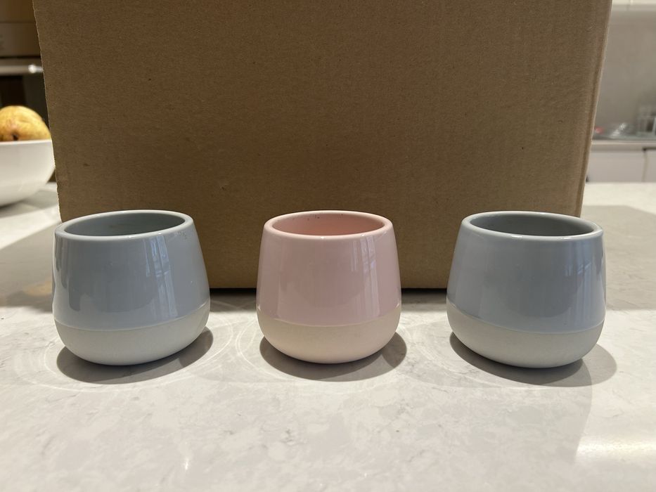 Pequenos Vasos (azul rosa)