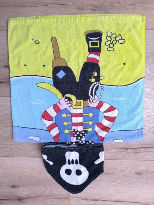 Ręcznik z kapturem/ ponczo pirat