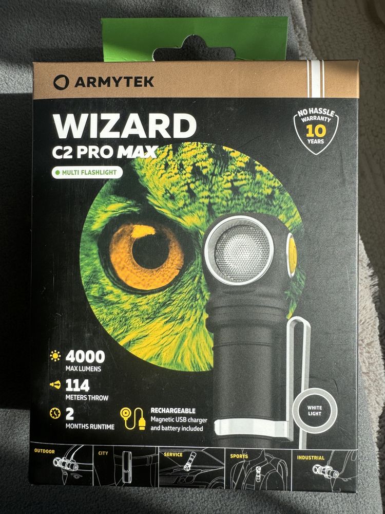 ARMYTEK wizard c2 pro max 4000 lumens