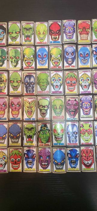 Наклейки, наклейка з 90-иг Iskeletor Kolej №1. 100 штук