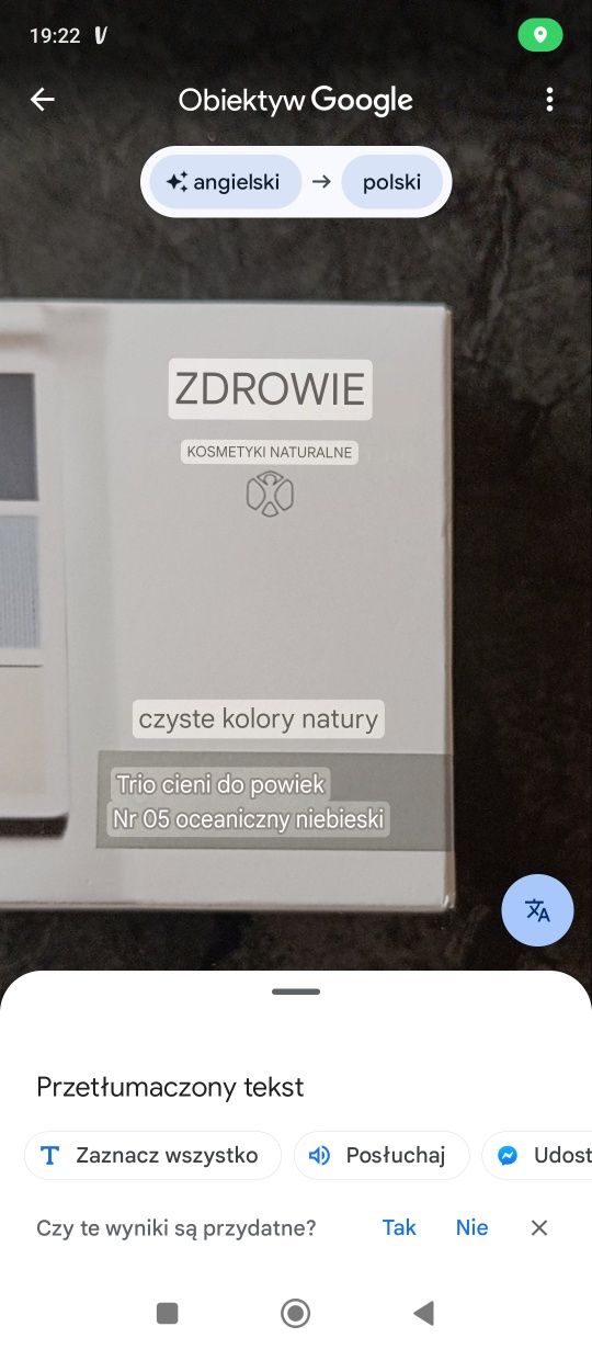 Dzień do powiek naturalny
