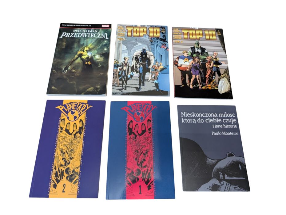 Zestaw komiksów Planetary, TOP 10, Przedwieczni N. Gaiman P. Monteiro