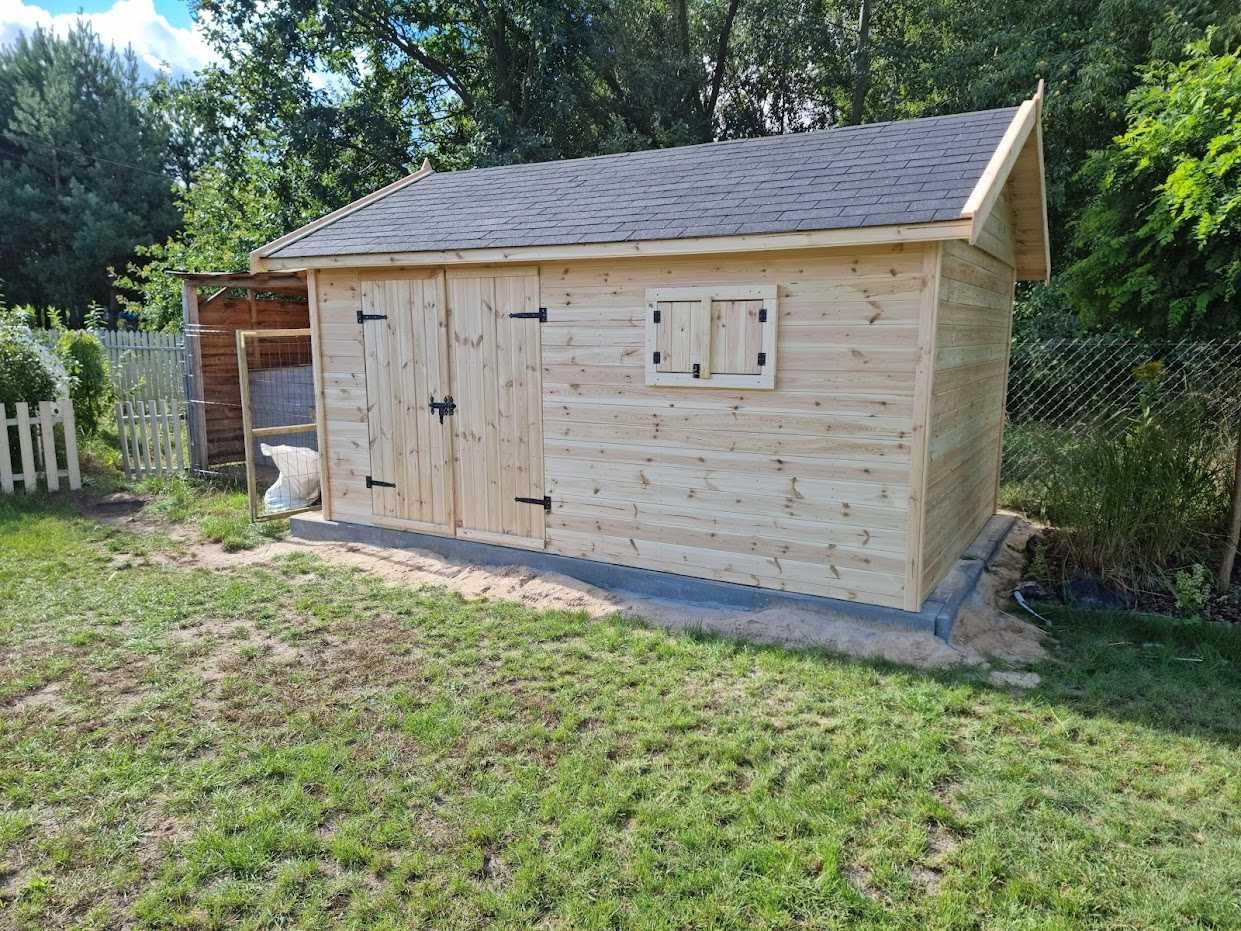 Domek ogrodowy domek narzędziowy domek bez drewutni producent 3x4
