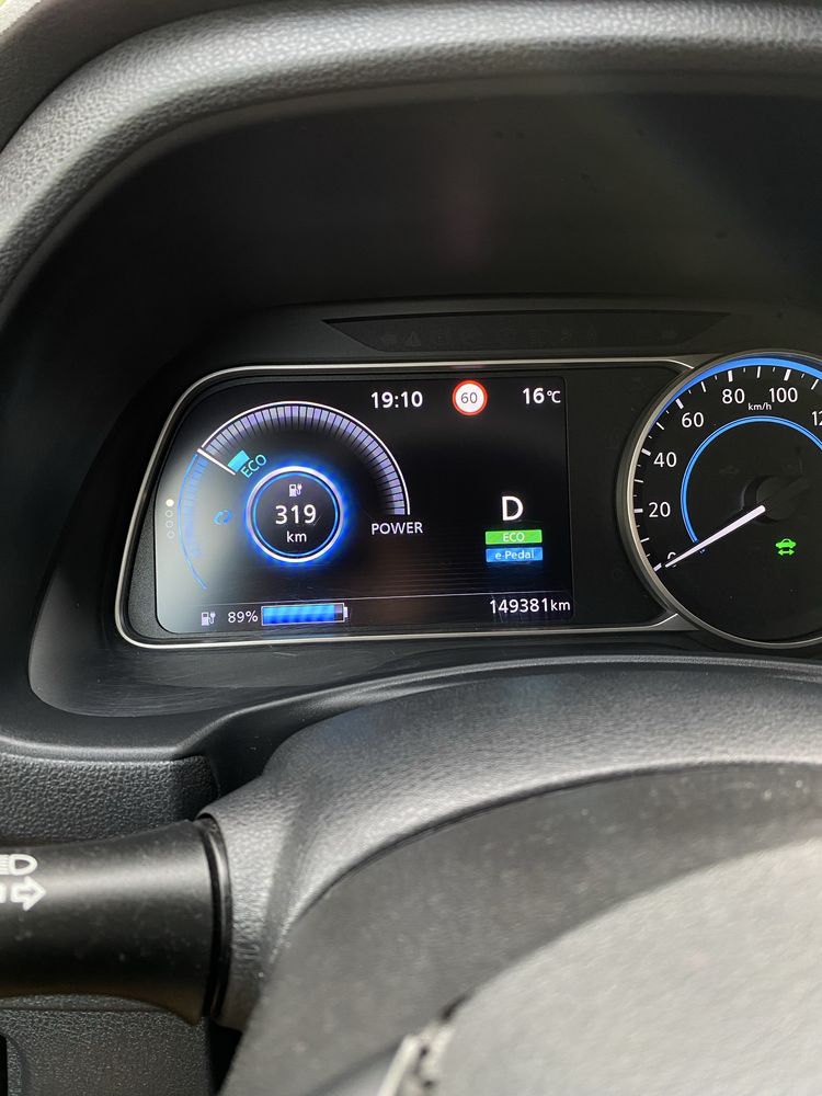 Nissan Leaf 2 | 62 кВт·год | SOH 91% | 2020 рік | 150 тис. км