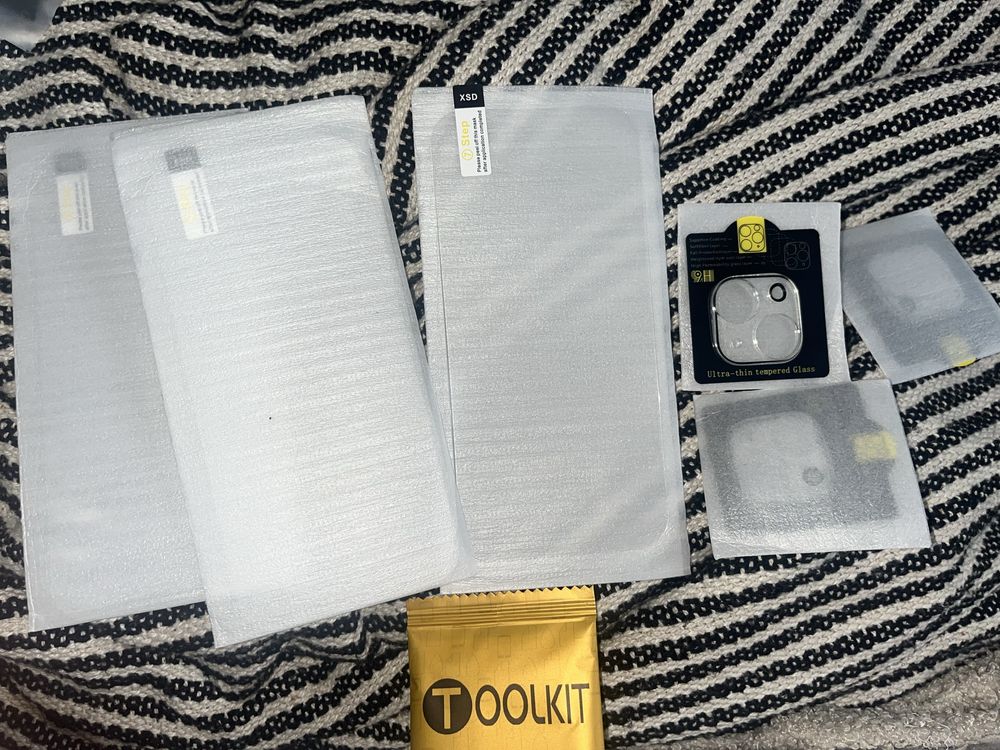 Iphone 15 NOWE szkło hartowane, osłona na aparat