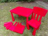 Stół i dwa krzesła Mamut IKEA