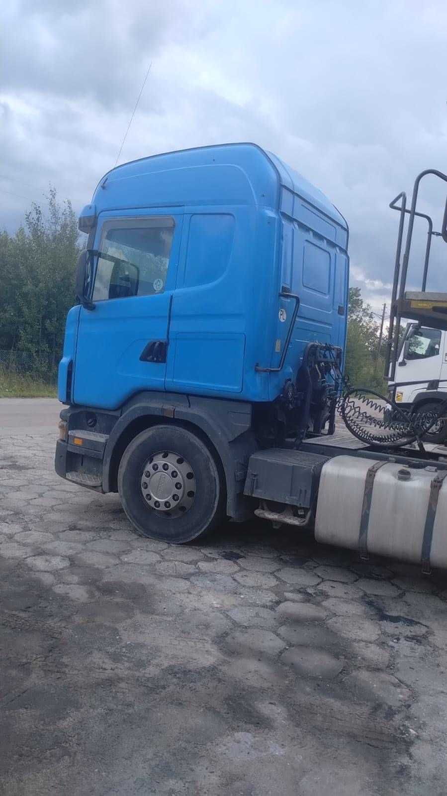 Zestaw ciągnik Scania G420 z wywrotką InterCars 42m3