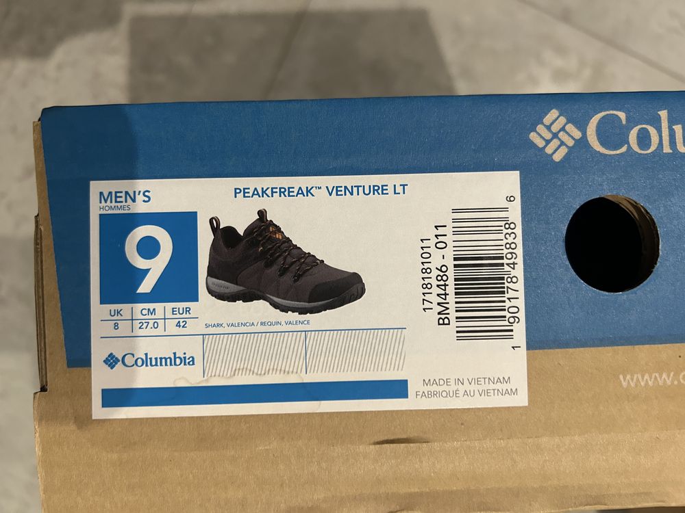 Мужские полуботинки Columbia Peakfreak™ Venture LT,42