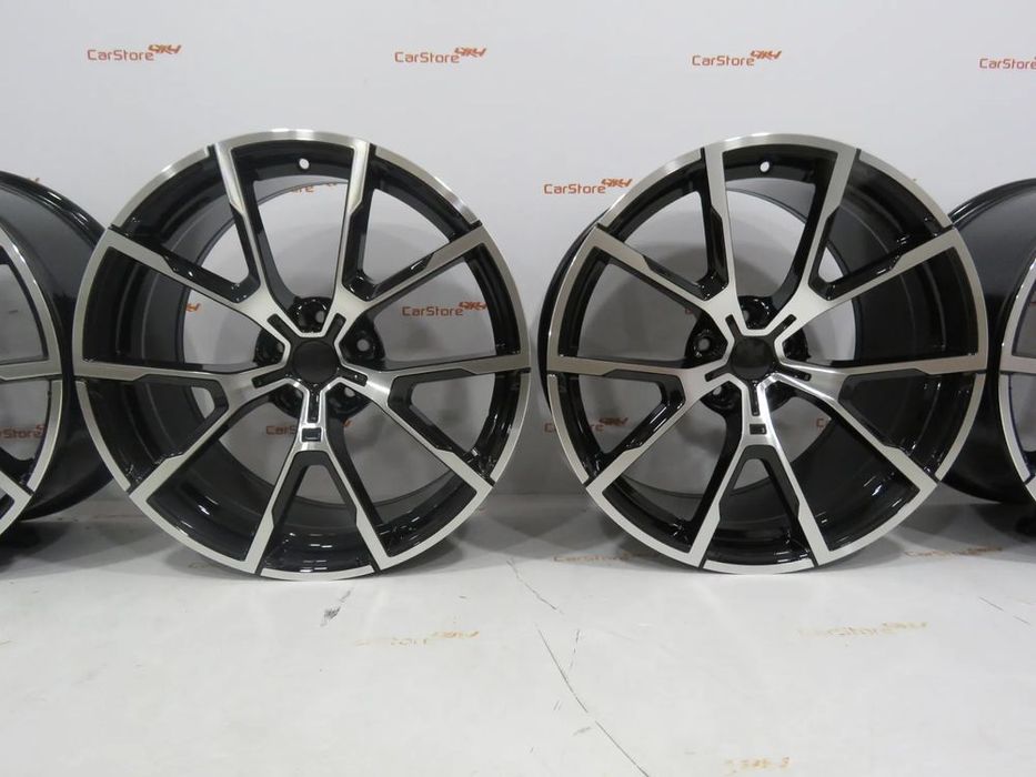 Jantes Look Bmw 728M 20 x 8.5 et 25 +10 et 40 5x112 Preto + Polido