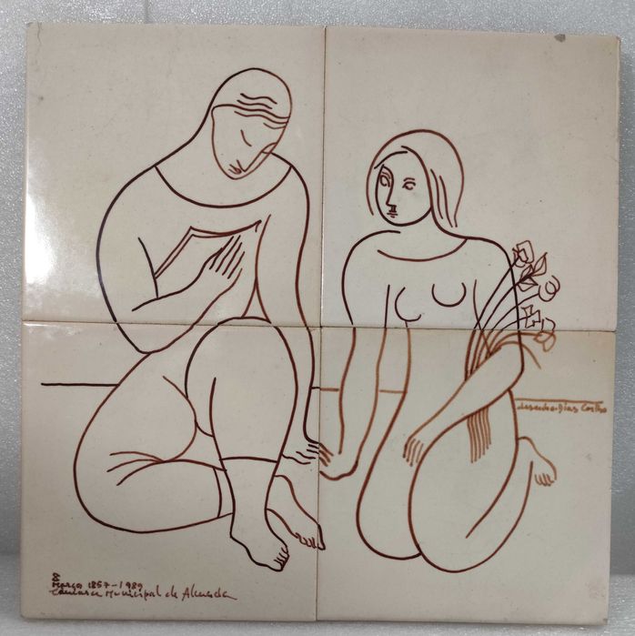 Quadra de azulejos - Dias Coelho